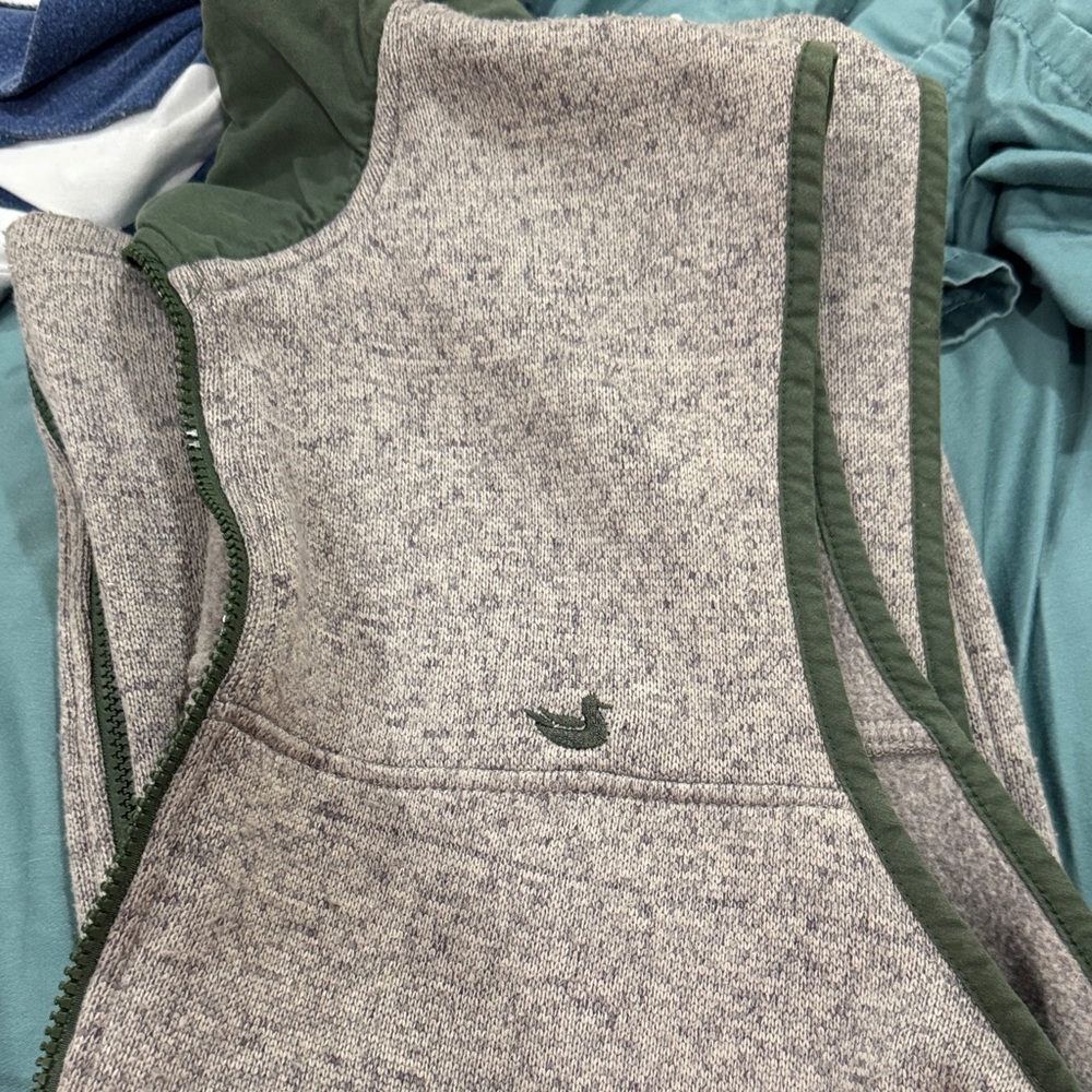 Southern Marsh Gray and Green Vest